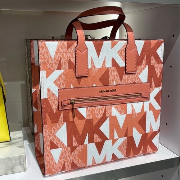Michael Kors Kenly Large NS Tote Sherbert Multi - Picture 9 of 16